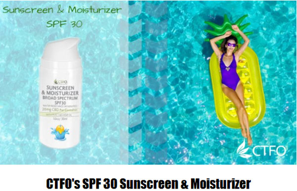 CTFO SPF 30 Sunscreen & Moisturizer