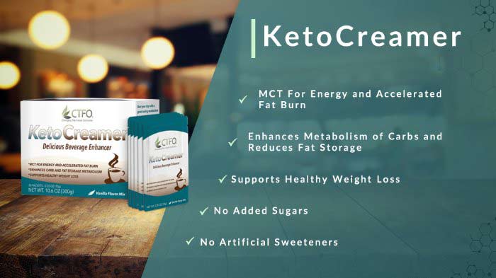 CTFO Keto-Creamer Weight Loss Product with MCT